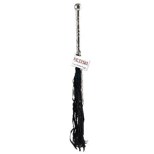 Beaded Metal Flogger - Silver/Black by Fetish Fantasy - Boink Adult Boutique www.boinkmuskoka.com Canada