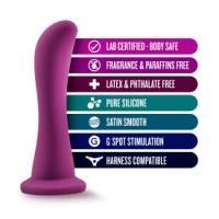 Bellatrix G/P Spot Dildo - Plum by Temptasia - Boink Adult Boutique www.boinkmuskoka.com Canada