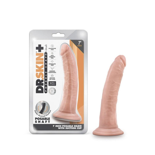 Blush - Dr. Skin Plus - Posable Dildo - Boink Adult Boutique www.boinkmuskoka.com Canada