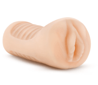 Blush - M Elite - Soft and Wet - Annabella Vibrating Masturbator - Beige - Boink Adult Boutique www.boinkmuskoka.com Canada