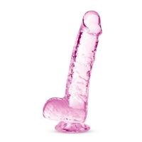 Blush - Naturally Yours - 6" or 7" Crystalline Dildo - 2 Colours - Boink Adult Boutique www.boinkmuskoka.com Canada