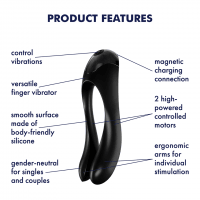 Candy Cane Versatile Couple Vibrator by Satisfyer - Boink Adult Boutique www.boinkmuskoka.com Canada