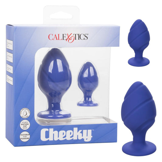 Cheeky Textured Butt Plug Set - 2 Colours - Boink Adult Boutique www.boinkmuskoka.com Canada