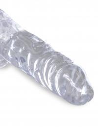 Clear Dildo - Cock with Balls by King Cock - Boink Adult Boutique www.boinkmuskoka.com Canada