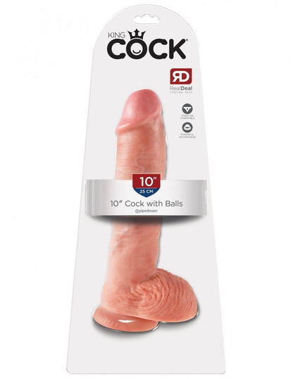 Cock W/ Balls | Suction Cup Base & Harness Compatible | King Cock - Boink Adult Boutique www.boinkmuskoka.com Canada