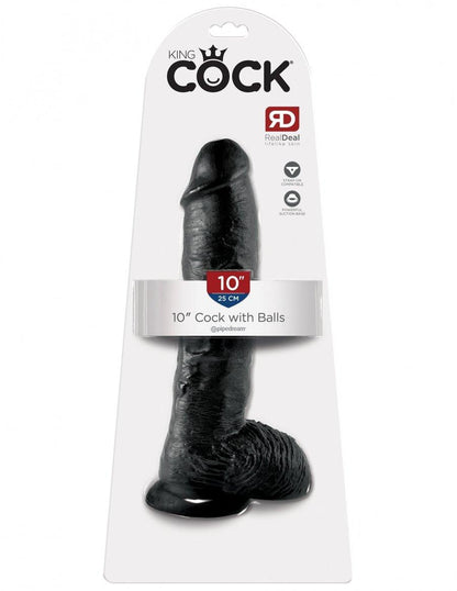 Cock W/ Balls | Suction Cup Base & Harness Compatible | King Cock - Boink Adult Boutique www.boinkmuskoka.com Canada