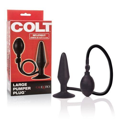 Colt Large Pumper Plug - Black - Boink Adult Boutique www.boinkmuskoka.com Canada