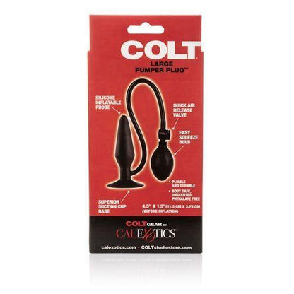 Colt Large Pumper Plug - Black - Boink Adult Boutique www.boinkmuskoka.com Canada