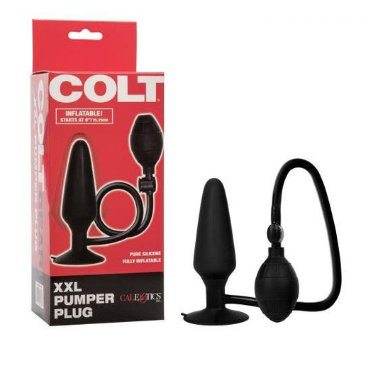 Colt XXL Pumper Plug - Black - Boink Adult Boutique www.boinkmuskoka.com Canada