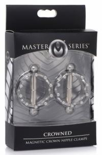 Crowned Magnetic Nipple Clamps by Master Series - Boink Adult Boutique www.boinkmuskoka.com Canada