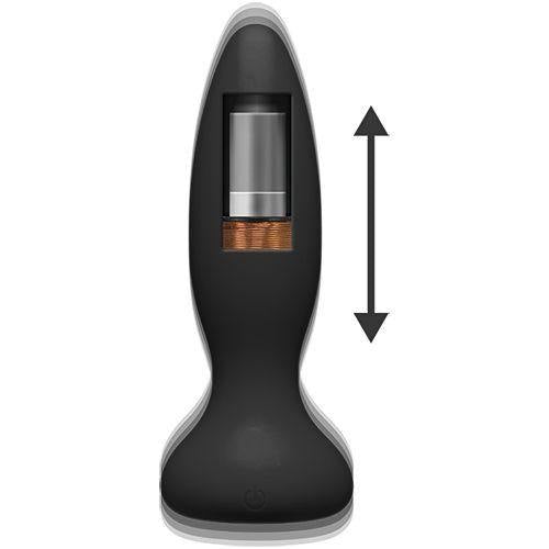 Doc Johnson - A-Play - Thrust - Experienced - Rechargeable Silicone Anal Plug w/Remote - Black - Boink Adult Boutique www.boinkmuskoka.com Canada