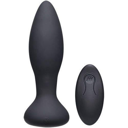 Doc Johnson - A-Play - Thrust - Experienced - Rechargeable Silicone Anal Plug w/Remote - Black - Boink Adult Boutique www.boinkmuskoka.com Canada