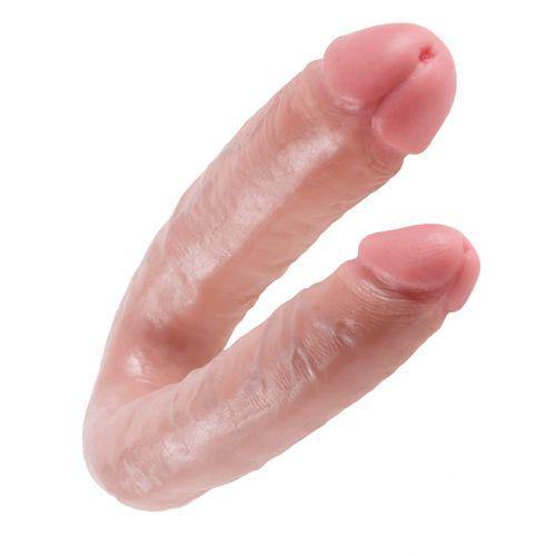 Double Trouble U-Shaped Double Dildo - 3 Sizes by King Cock - Boink Adult Boutique www.boinkmuskoka.com Canada