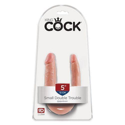 Double Trouble U-Shaped Double Dildo - 3 Sizes by King Cock - Boink Adult Boutique www.boinkmuskoka.com Canada