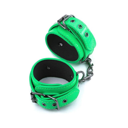 Electra - Ankle Cuffs - Green - Boink Adult Boutique www.boinkmuskoka.com Canada