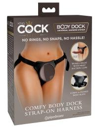 Elite Comfy Body Dock Strap-On Harness by King Cock - Boink Adult Boutique www.boinkmuskoka.com Canada