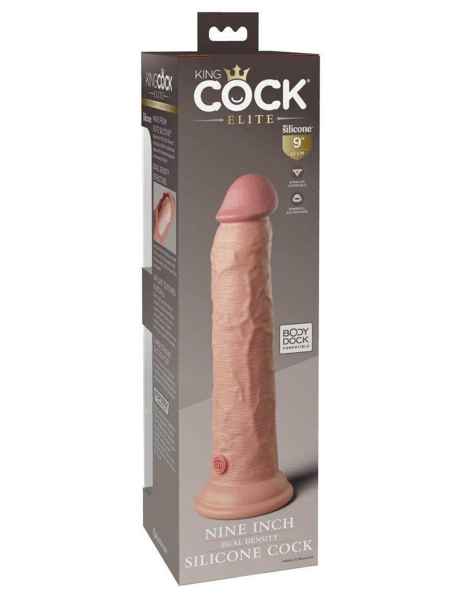 Elite Dual Density Silicone Cock by King Cock - Boink Adult Boutique www.boinkmuskoka.com Canada