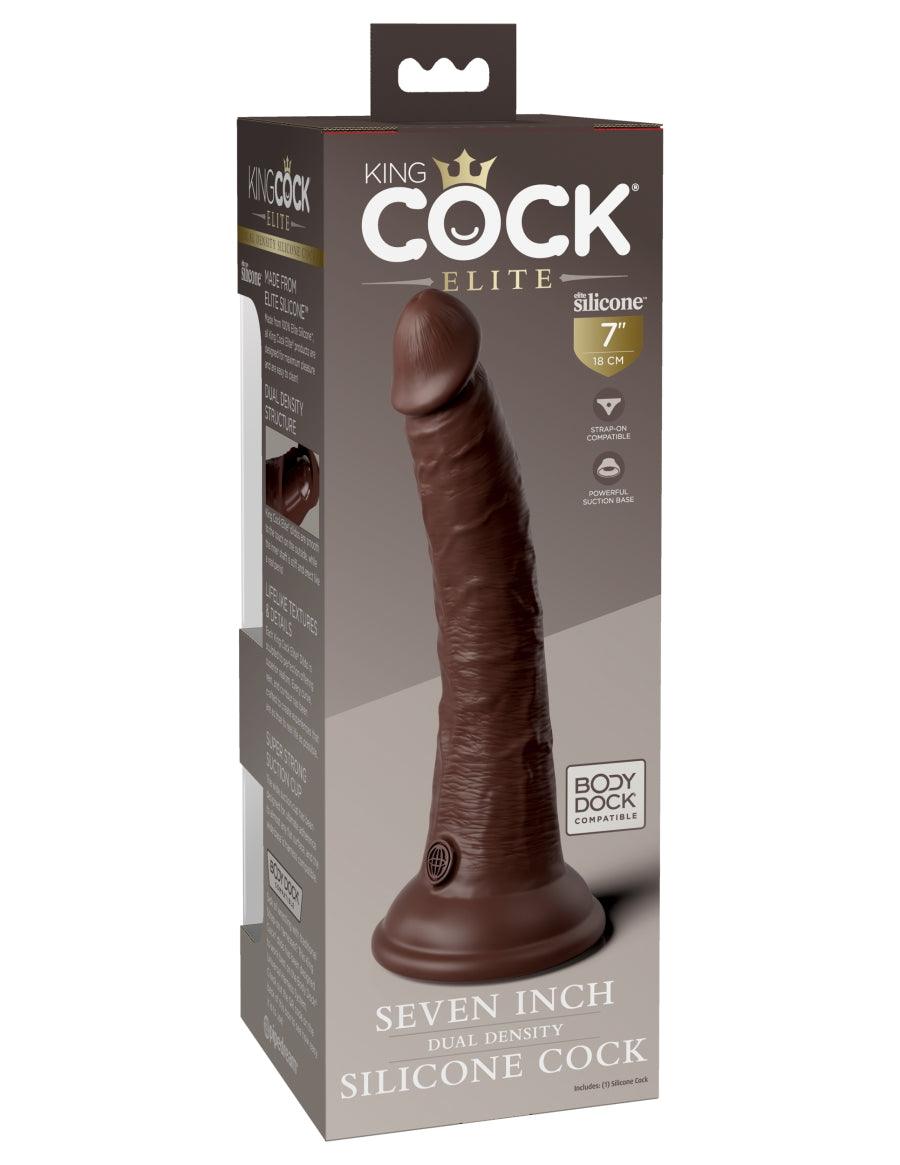 Elite Dual Density Silicone Cock by King Cock - Boink Adult Boutique www.boinkmuskoka.com Canada