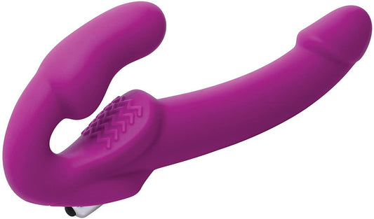 Evoke Vibrating Strapless Silicone Strap On Dildo by Strap U - Boink Adult Boutique www.boinkmuskoka.com Canada