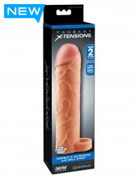 Fantasy X-tensions Perfect 2" Extension with Ball Strap - 2 Colours - Boink Adult Boutique www.boinkmuskoka.com Canada