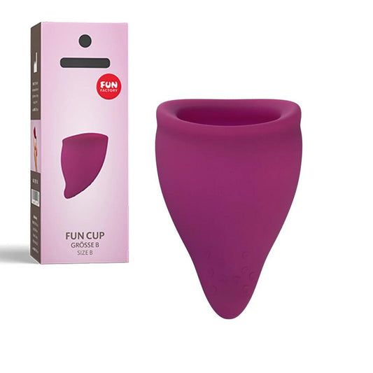 FUN CUP | Reusable Menstrual Cup - 2 Sizes | FUN FACTORY - Boink Adult Boutique www.boinkmuskoka.com Canada