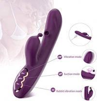 G Spot Rabbit Vibrator Purple Alpha Rabbit - Waterproof by Tracy's Dog - Boink Adult Boutique www.boinkmuskoka.com Canada