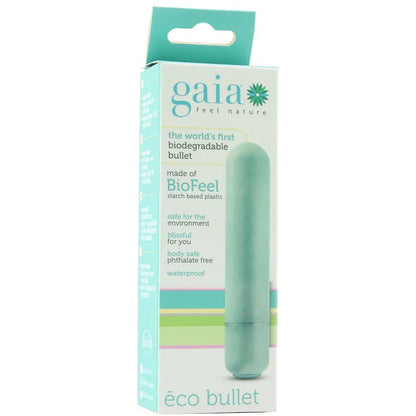 Gaia BioFeel Biodegradable Bullet Vibe - 3 Colours - Boink Adult Boutique www.boinkmuskoka.com Canada