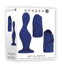 GenderX - Kit Ins & Outs Blue - Boink Adult Boutique www.boinkmuskoka.com Canada