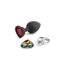 Glams Xchange - Heart Plug with Interchangeable Gems - Boink Adult Boutique www.boinkmuskoka.com Canada