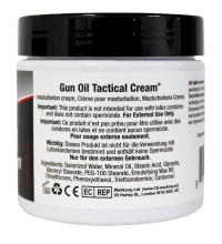 Gun Oil Tactical Cream Jar 6oz - Boink Adult Boutique www.boinkmuskoka.com Canada