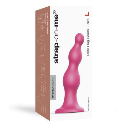 Hybrid Dildo Plug - Balls & Beads in Large by Strap-On-Me - Boink Adult Boutique www.boinkmuskoka.com Canada