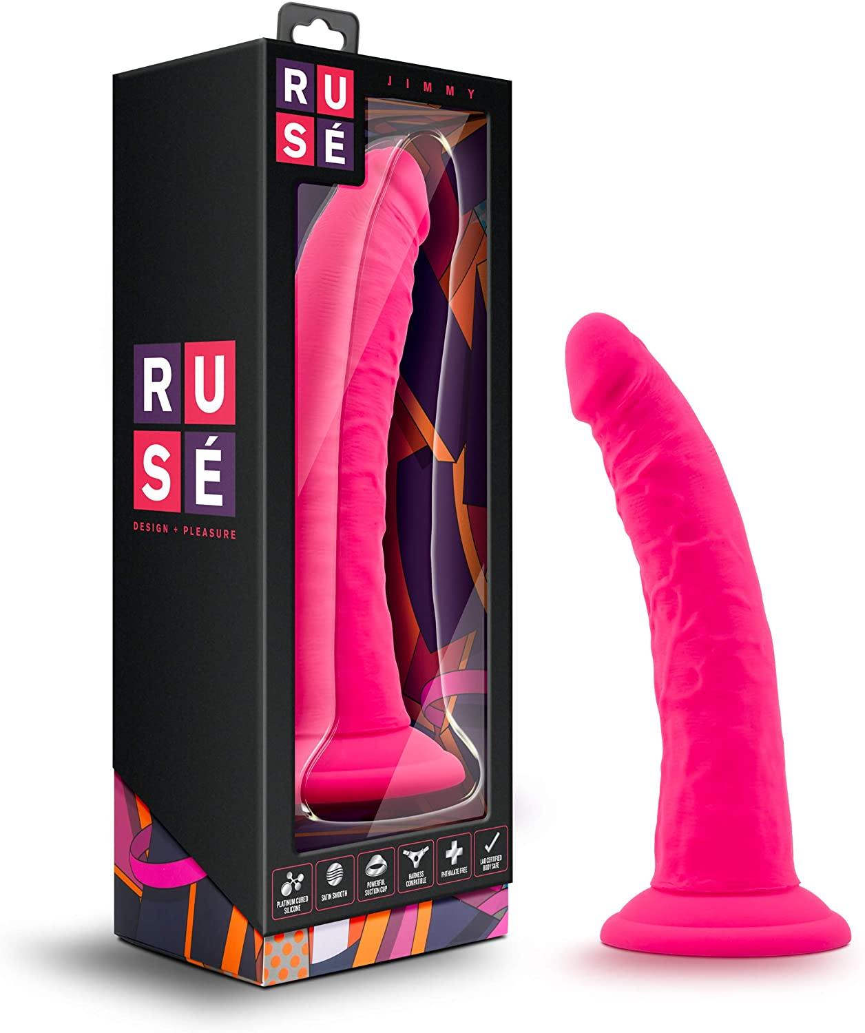 Jimmy Dildo w/ suction cup base by Ruse - Boink Adult Boutique www.boinkmuskoka.com Canada