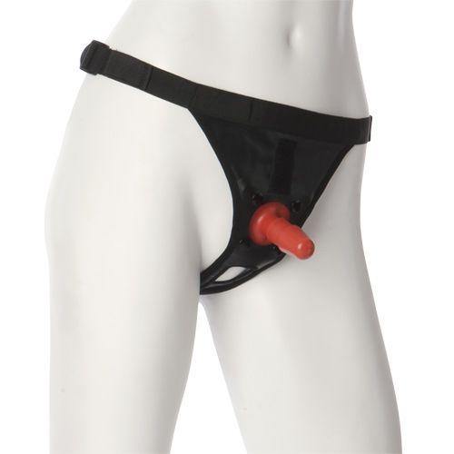 Luxe Harness w Plug in Black by Vac-U-Lock Platinum - Boink Adult Boutique www.boinkmuskoka.com Canada