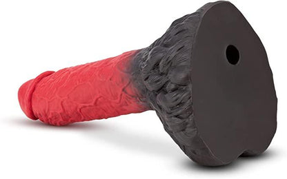 Lycan - Lock On Fantasy Werewolf Dildo in Red by Blush - Boink Adult Boutique www.boinkmuskoka.com Canada