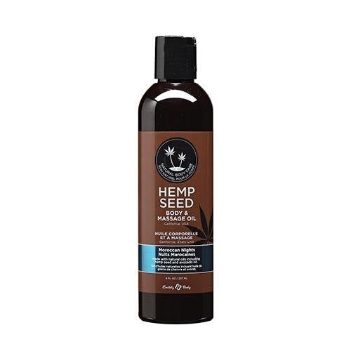 Massage Oil | Hemp Seed Deep Conditioning | Earthly Body - Boink Adult Boutique www.boinkmuskoka.com Canada