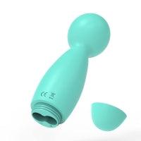 Mini Wand Massager - Teal - Battery Operated by Tracy's Dog - Boink Adult Boutique www.boinkmuskoka.com Canada