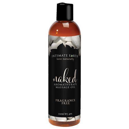 Naked Aromatherapy Massage Oil - Unscented by Intimate Earth - Boink Adult Boutique www.boinkmuskoka.com Canada