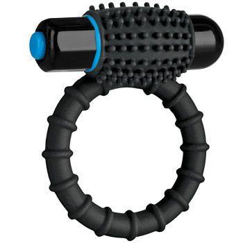 OptiMALE Vibrating C-Ring - Black by Doc Johnson - Boink Adult Boutique www.boinkmuskoka.com Canada