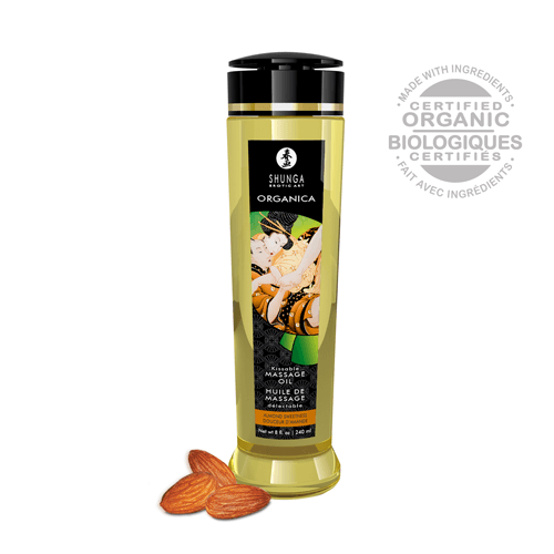 Organica Erotic Massage Oil - Various Scents - Certified Organic Ingredients by Shunga - Boink Adult Boutique www.boinkmuskoka.com Canada