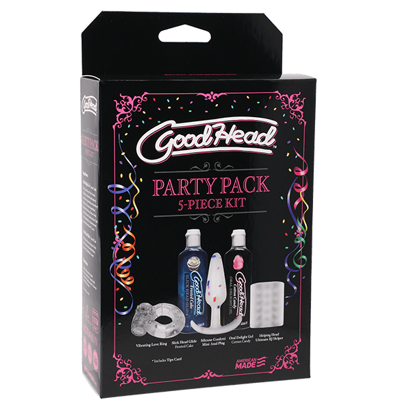 Party Pack - 5 Piece Oral Pleasure Pack by Goodhead - Boink Adult Boutique www.boinkmuskoka.com Canada