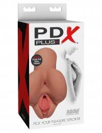 Pick Your Pleasure Double Hole Stroker Masturbator by PDX Plus - Boink Adult Boutique www.boinkmuskoka.com Canada