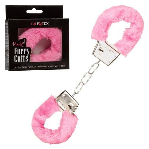 Playful Furry Cuffs - Multiple colours - Boink Adult Boutique www.boinkmuskoka.com Canada