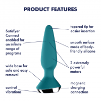 Plug-ilicious 1 - Rechargeable Plug by Satisfyer - Boink Adult Boutique www.boinkmuskoka.com Canada