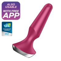 Plug-ilicious 2 - Vibrating Anal Plug by Satisfyer - Boink Adult Boutique www.boinkmuskoka.com Canada