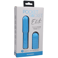 Pocket Rocket - Elite - Rechargeable Mini-Vibe with Removable Sleeve - 3 Colours - Boink Adult Boutique www.boinkmuskoka.com Canada