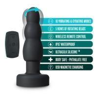 Propel Plug - Black - Remote Controlled Rimming Plug by Anal Adventures - Boink Adult Boutique www.boinkmuskoka.com Canada