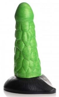 Radioactive Reptile Thick Scaly Silicone Fantasy Dildo by Creature Cocks - Boink Adult Boutique www.boinkmuskoka.com Canada