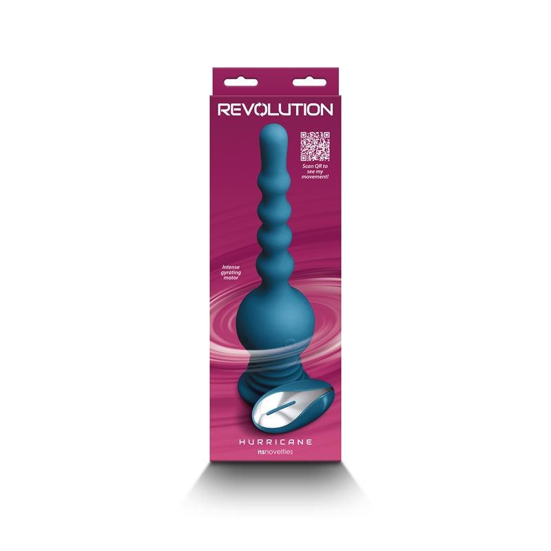 Revolution - Hurricane Rotating Vibe - Teal - Boink Adult Boutique www.boinkmuskoka.com Canada