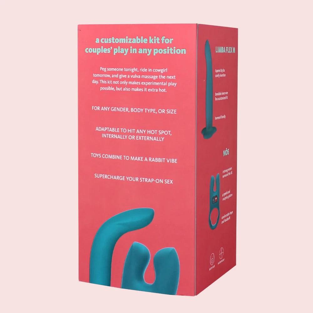 RIDE & VIBE - Fun Factory Gift Set with NOS Cock ring & Limba Flex Dildo in Medium - Boink Adult Boutique www.boinkmuskoka.com Canada