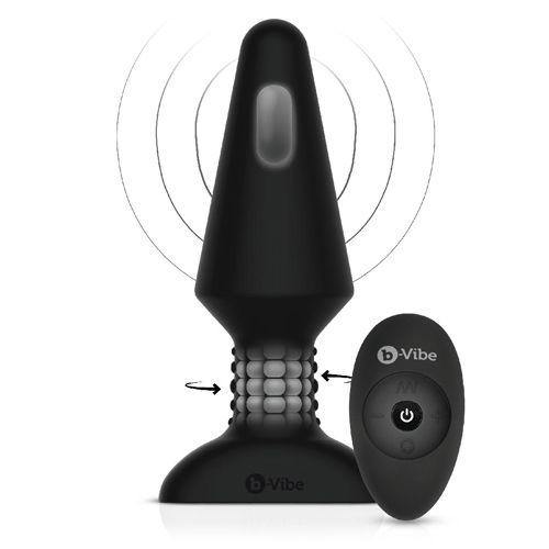 Rimming Plug XL | Remote Controlled Vibration & Rotation | b-Vibe - Boink Adult Boutique www.boinkmuskoka.com Canada